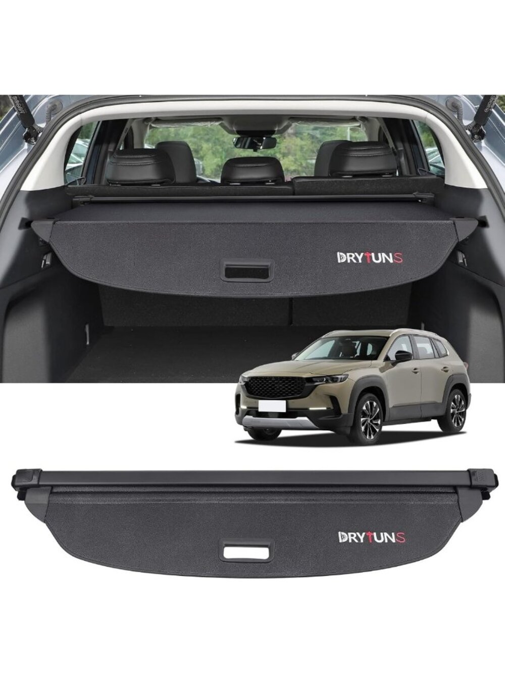 Stylish Leather Cargo Cover for Mazda CX-50 2025-2026 | Durable & Custom Fit